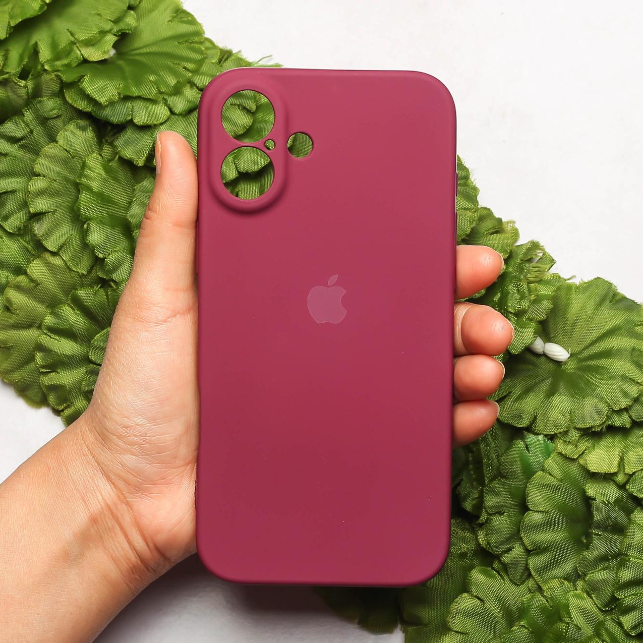 Mehroon Original Camera Silicone Case for Apple Iphone 16