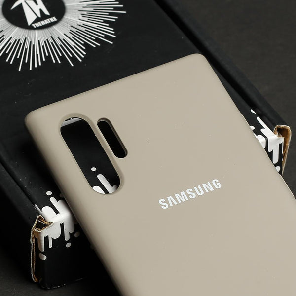 Light Brown Original Silicone case for Samsung Note 10 Plus