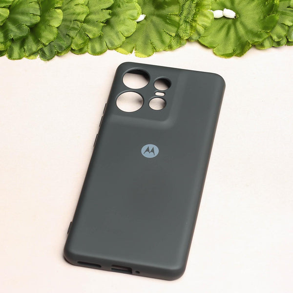 Black Camera Original Silicone case for Motorola Edge 50 Pro