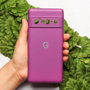 Dark Purple Camera Original Silicone case for Google Pixel 6 Pro