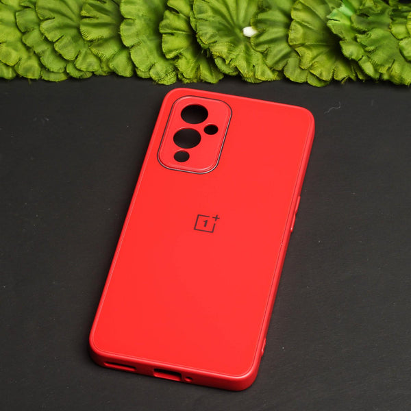 Red camera Safe mirror case for Oneplus 9