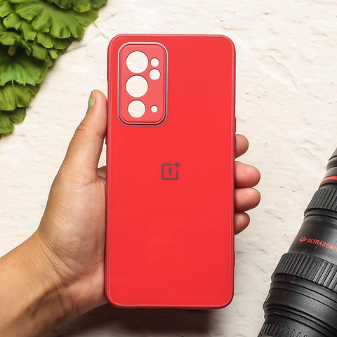 Red camera Safe mirror case for Oneplus 9rt