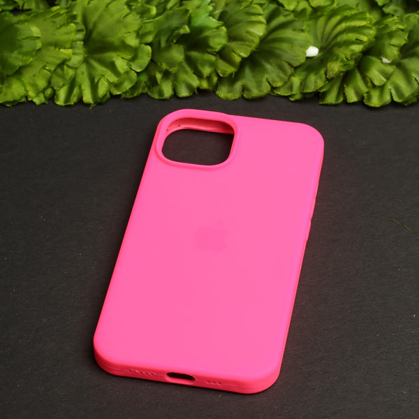 Hot Pink Original Silicone case for Apple iphone 13 Mini