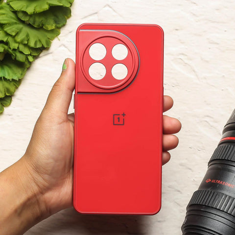 Red camera Safe mirror case for Oneplus 11R