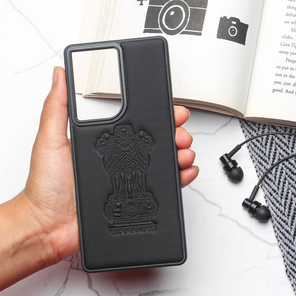Ashoka Black Leather Case for Motorola Edge 50 Fusion