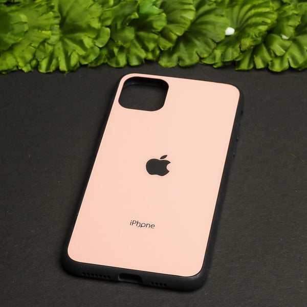 Rose Gold Border mirror Silicone case for Apple iphone 11 pro