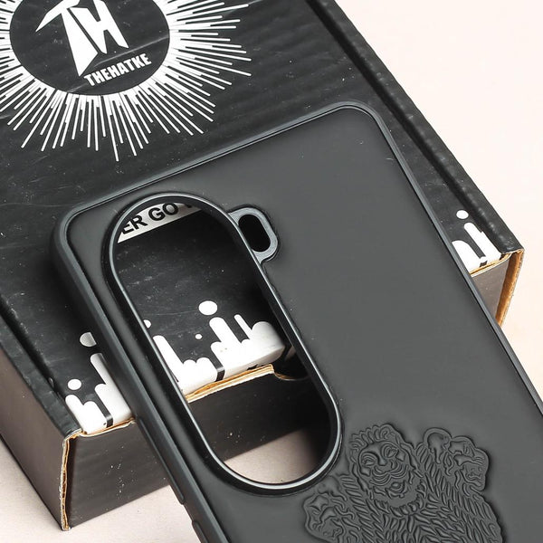 Ashoka Black Leather Case for Vivo V40e