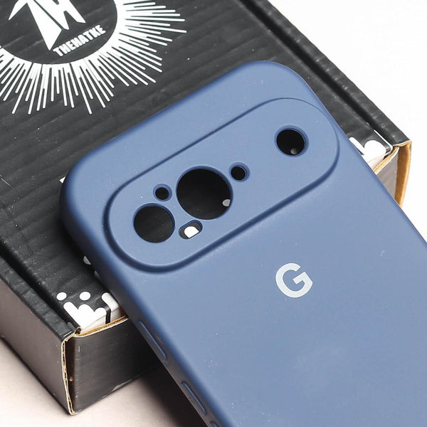 Dark Blue Camera Original Silicone case for Google Pixel 9