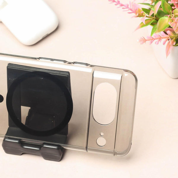 Black Shine Magsafe Transparent Case for Google Pixel 7