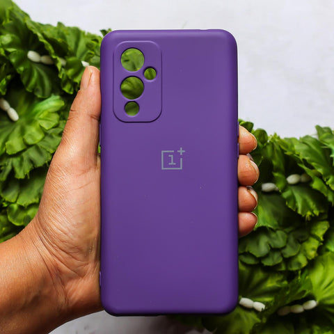 Deep Purple Camera Original Silicone Case for Oneplus 9