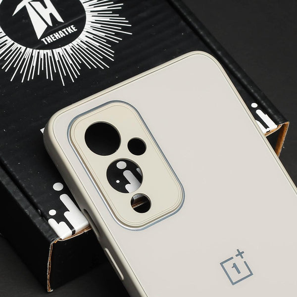 Light Brown camera Safe mirror case for Oneplus 9 Pro