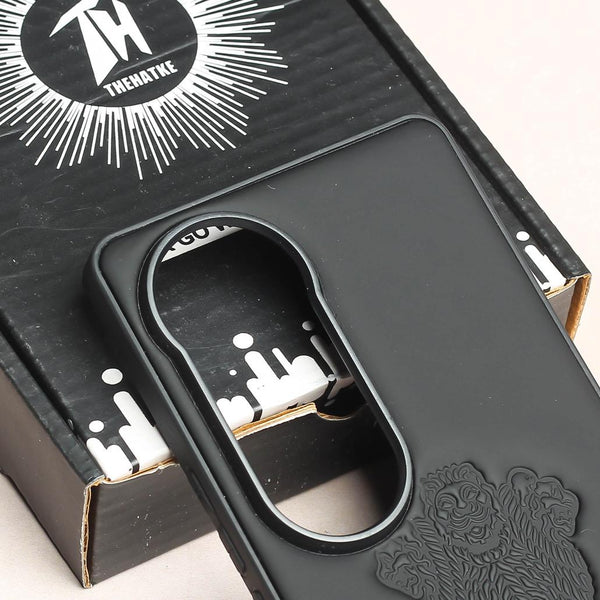 Ashoka Black Leather Case for Vivo V40
