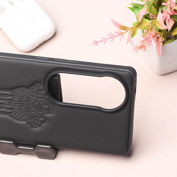 Ashoka Black Leather Case for Vivo V40