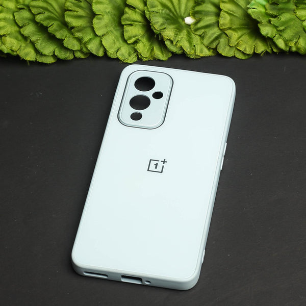 Light Blue camera Safe mirror case for Oneplus 9