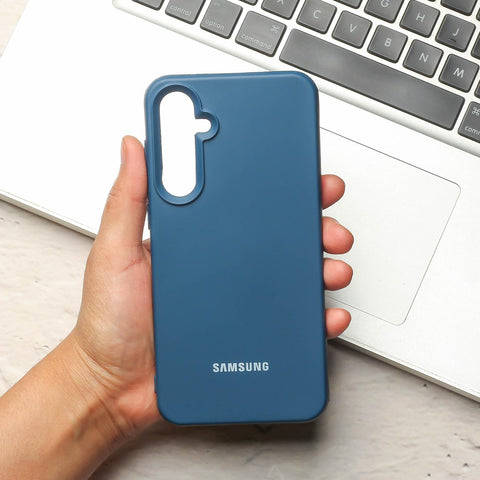 Cosmic Blue Original Silicone case for Samsung S23 FE