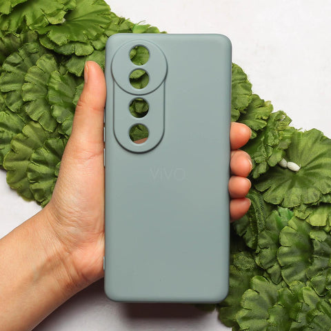 Light Grey Camera Original Silicone case for Vivo V40