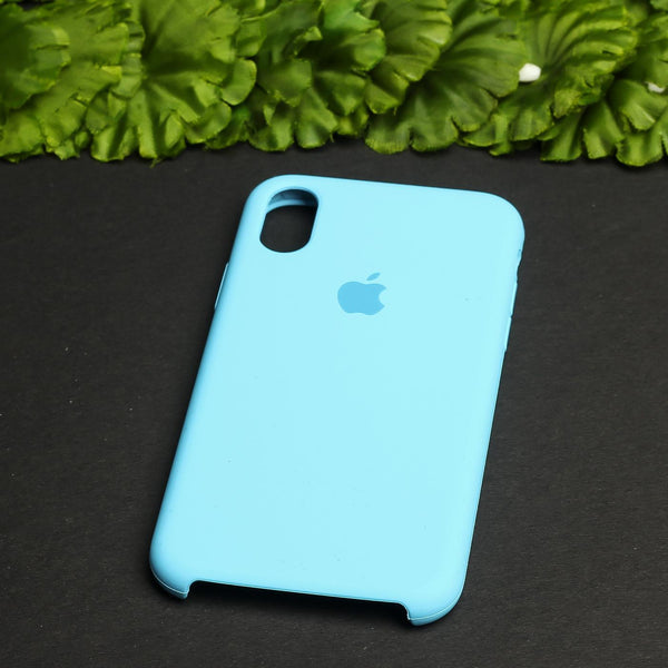 Sky Blue Original Silicone case for Apple iphone Xs Max