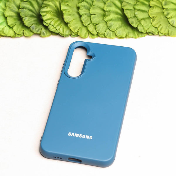 Cosmic Blue Original Silicone case for Samsung S23 FE