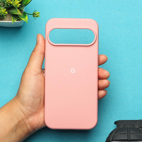 Pink Original Silicone case for Google Pixel 9 Pro