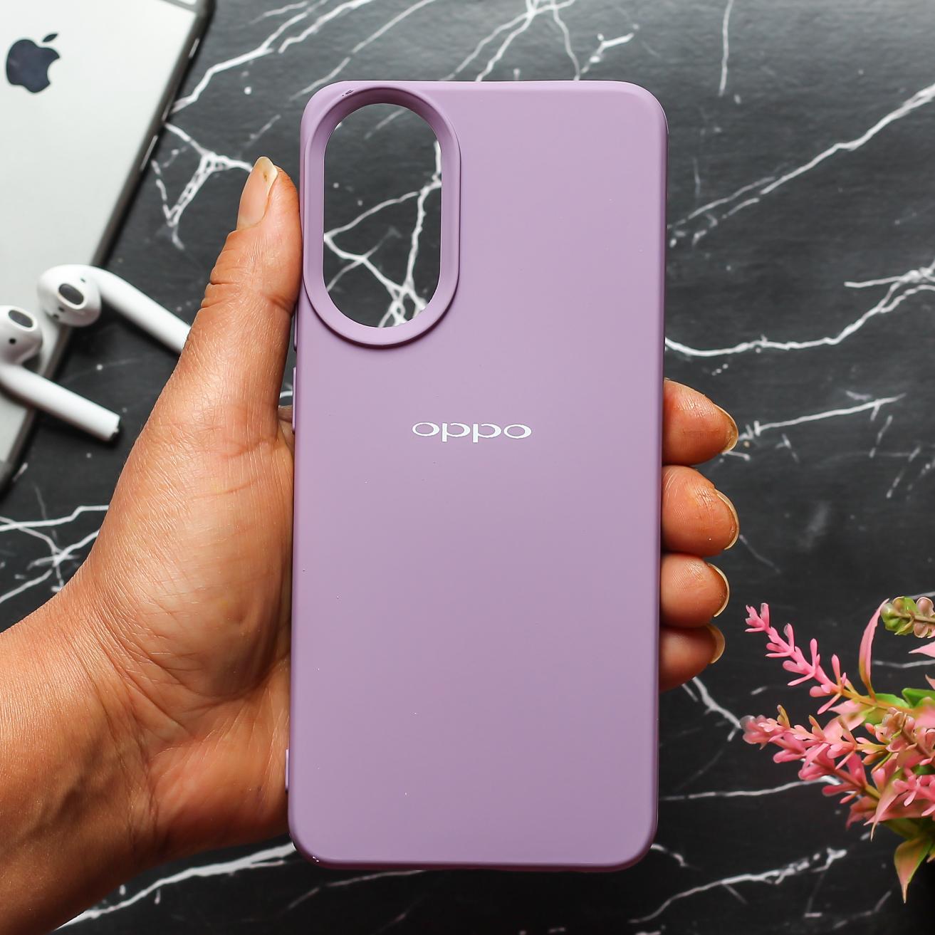 Purple Original Silicone case for Oppo Reno 8T