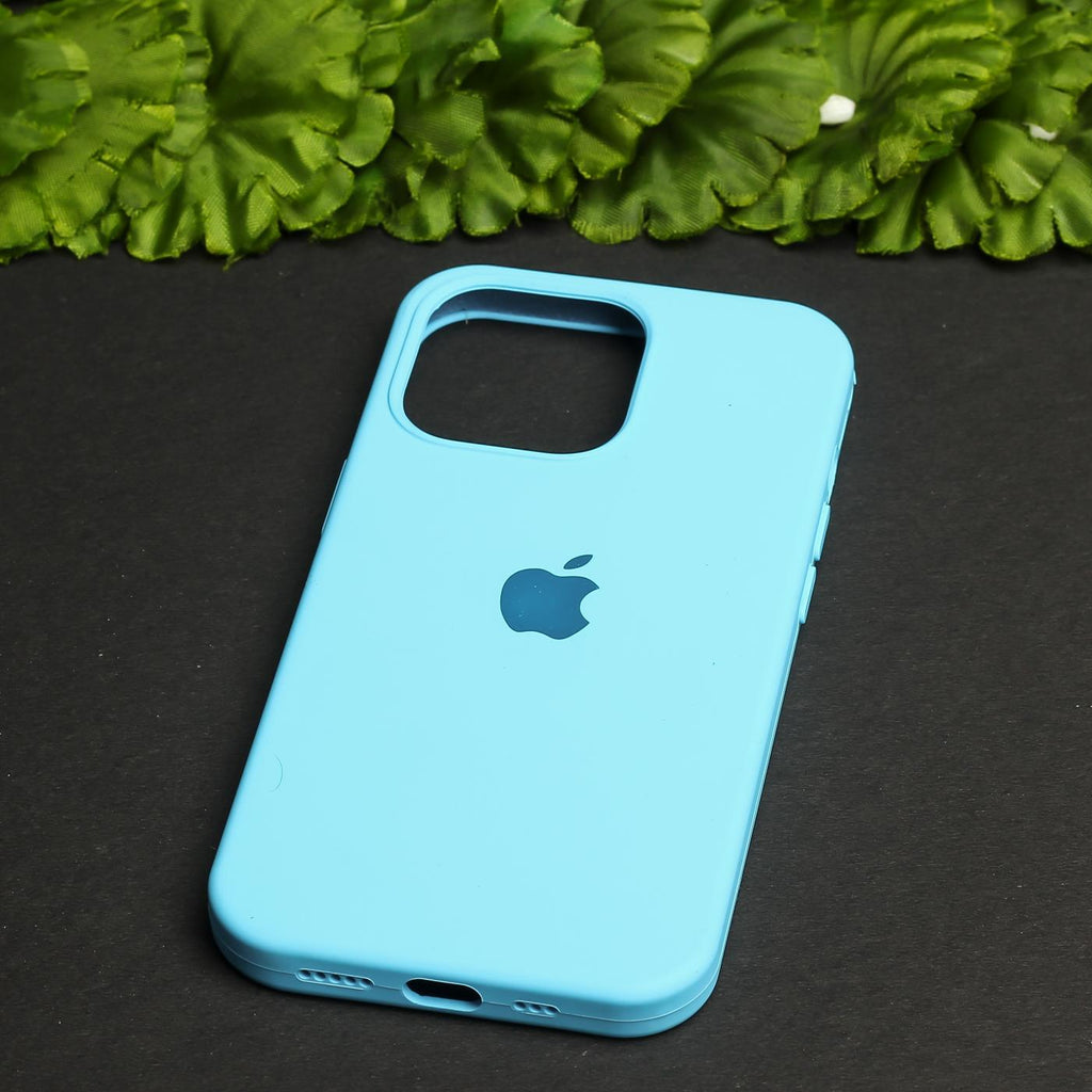 Sky blue Original Silicone case for Apple iphone 14 Pro Max – The Hatke Sky blue Original Silicone case for Apple iphone 14 Pro Max – The Hatke