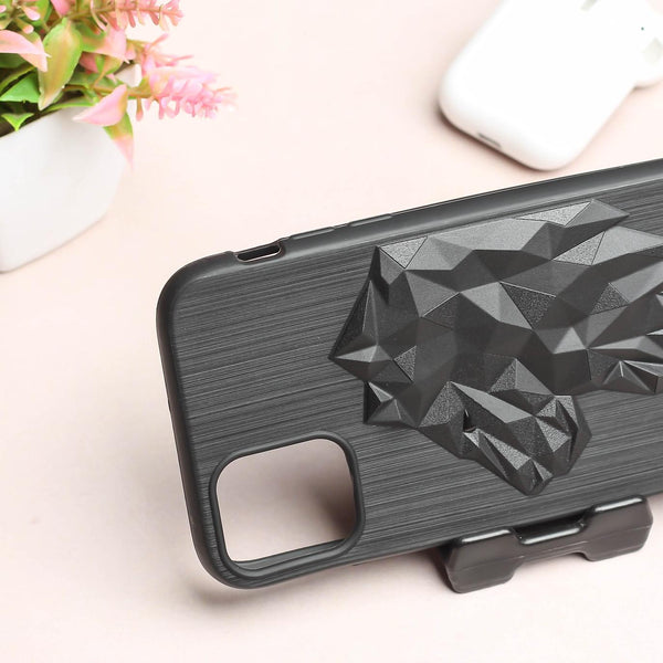 LION Engraved Silicone Case for Apple iphone 11