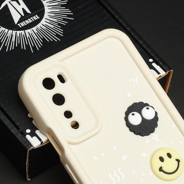 Cream COFFEE (ALWAYS HAPPY) Silicone case for Oneplus Nord