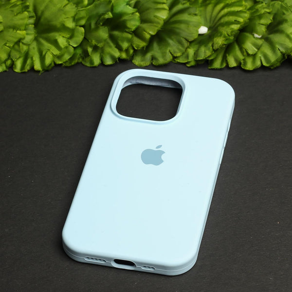 Cloud Blue Original Silicone Case for Apple iphone 15 Pro