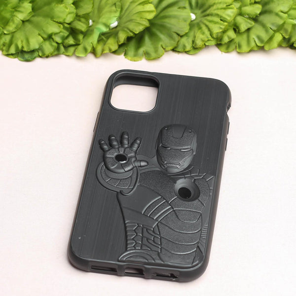 Superhero 3 Engraved Silicone Case for Apple iphone 11