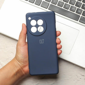 Dark Blue Camera Original Silicone case for Oneplus 12