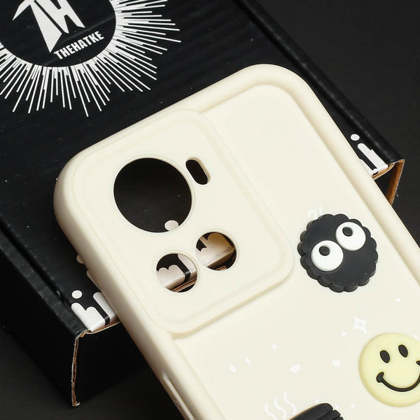 Cream COFFEE (ALWAYS HAPPY) Silicone case for Oneplus 10R