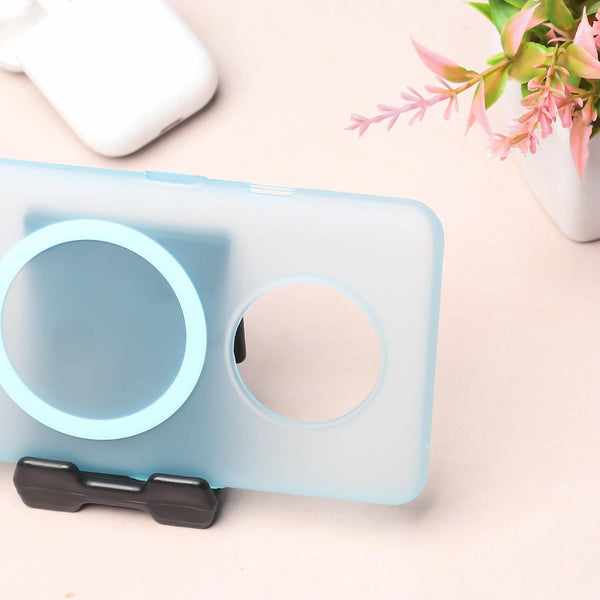 Blue Paper Matte Magsafe Case for Oneplus 7T