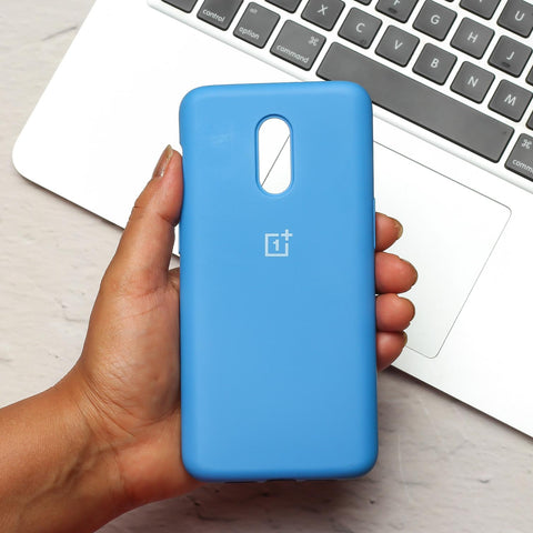 Sky Blue Original Silicone case for Oneplus 7