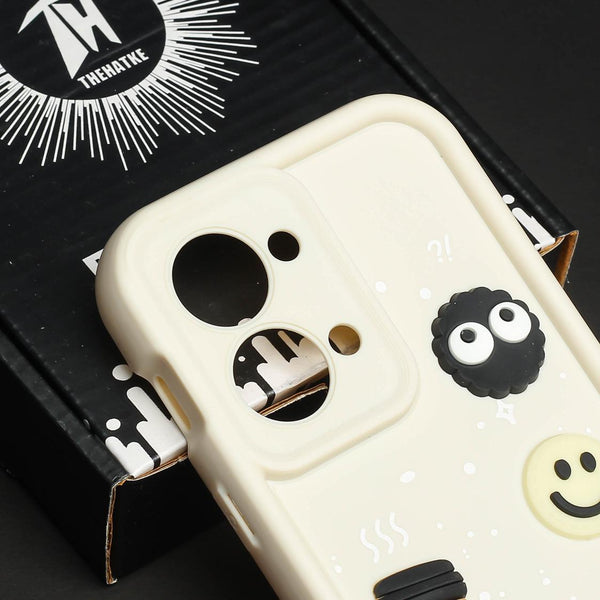Cream COFFEE (ALWAYS HAPPY) Silicone case for Oneplus Nord 2T