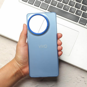 Blue Rgiem Slim Slicone Non-Yellowing Protective Case for Vivo V30e
