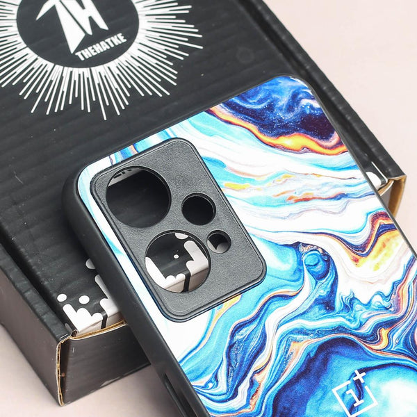 Blue Opulent metal back case for OnePlus Nord CE 2 Lite