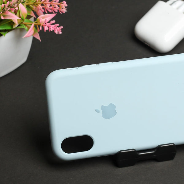 Cloud Blue Original Silicone case for Apple iphone Xr