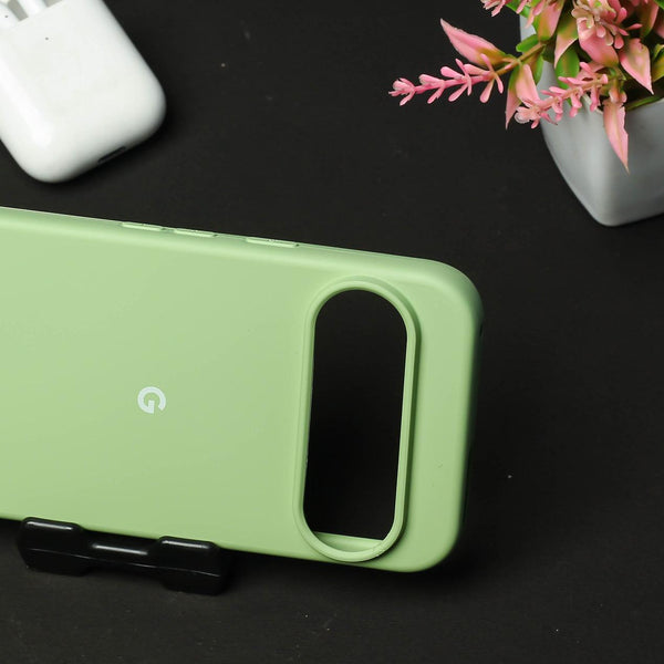 Light Green Original Silicone case for Google Pixel 9 Pro