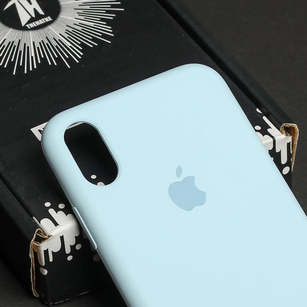 Cloud Blue Original Silicone case for Apple iphone Xr