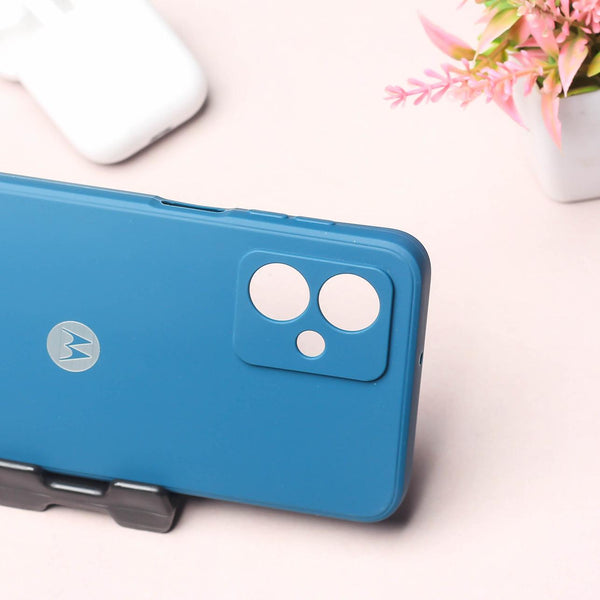 Cosmic Blue Candy silicone Case for Motorola G64