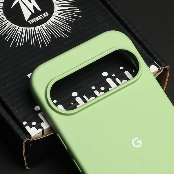 Light Green Original Silicone case for Google Pixel 9 Pro