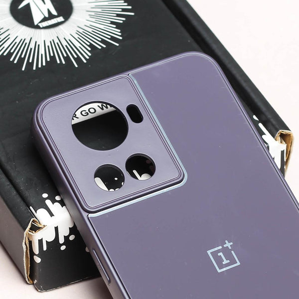 Deep Purple Camera Mirror Safe Silicone Case for Oneplus 10R