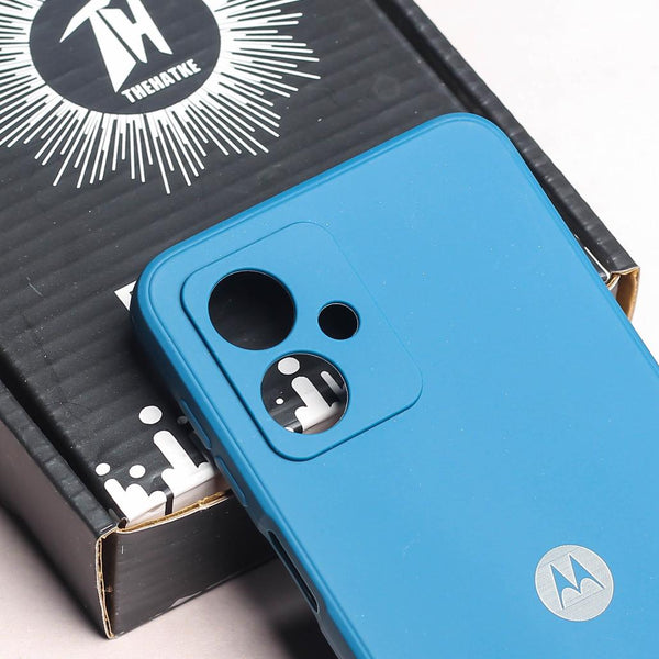 Cosmic Blue Candy silicone Case for Motorola G64