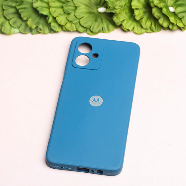 Cosmic Blue Candy silicone Case for Motorola G64