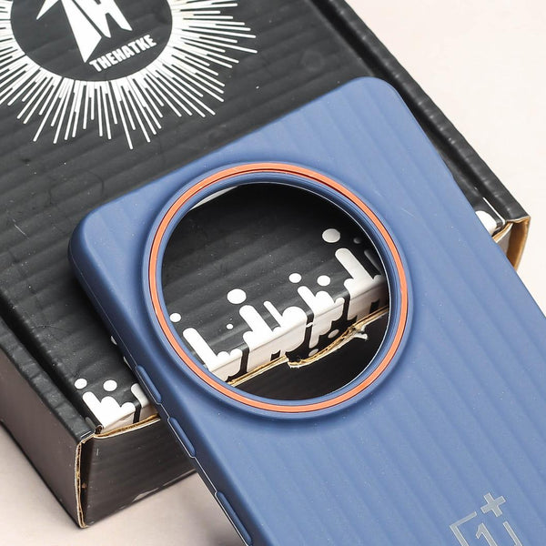 Dark Blue SleekLine Silicone Case for Oneplus 13R