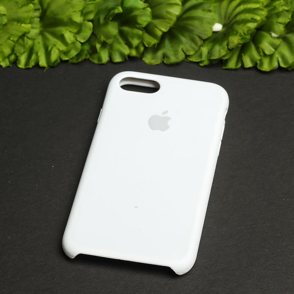 White Original Silicone case for Apple iphone 8