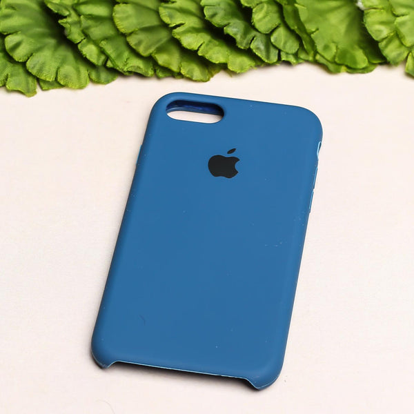 Dark Blue Original Silicone case for Apple iphone 8