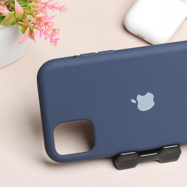 Dark Blue Original Silicone case for Apple iphone 11