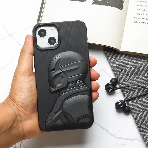 Superhero 2 Engraved Silicone Case for Apple iphone 13