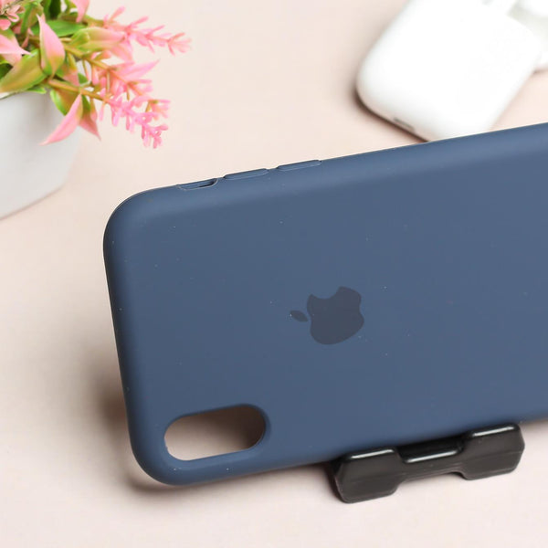 Dark Blue Original Silicone case for Apple iPhone XR